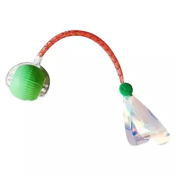 Интерактивная игрушка для кошек, активируемая движением, электрическая игрушка для кошек, живущих в помещении (красный)