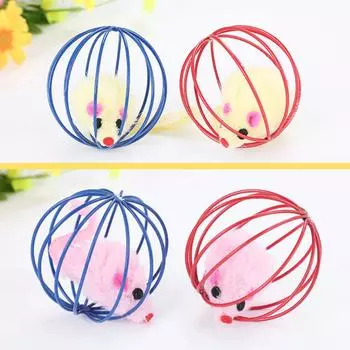 Интерактивная игрушка для кошек, имитация мяча-мышки, подарки