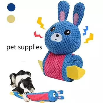 Интерактивная игрушка для собак, пищащий щенок, игрушка для обогащения, медленная кормушка для домашних животных, товары для домашних животных, аксессуары, вещи для собак, бестселлеры синий