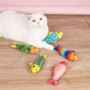 Интерактивная игрушка из кошачьей мяты с внутренним усилением, кошачья трава, мебель, защита от повреждений, защита от укусов в форме рыбы, рельефные игрушки для кошек