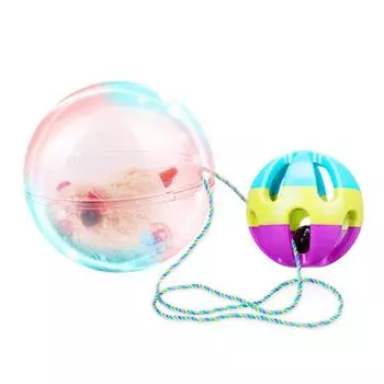 Интерактивная игрушка-мяч для кошек Мяч для котят Автоматически движущийся мяч для кошек Игрушка-робот для котят Движущаяся игрушка для кошек Игрушка-когтеточка для кошек 4-A