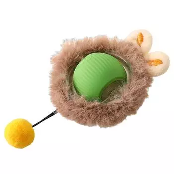 Интерактивная игрушка-мяч для кошек стимулирует инстинкты кошек и развлекает домашних питомцев красный