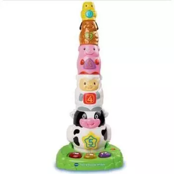 Интерактивная игрушка-складывание животных V-Tech, 1 шт., 9-36 месяцев, разноцветная, корейские детские товары