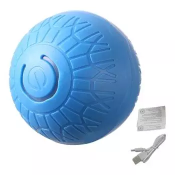 Интерактивная катающаяся игрушка для собак, умный самодвижущийся прыгающий мяч с автоматическим движением, устойчивая к жеванию стимулирующая игрушка для маленьких, средних и крупных собак