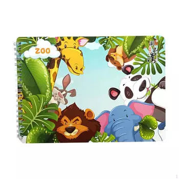 Интерактивная книга наклеек для дошкольников, увлекательный обучающий ресурс для детей Ranch