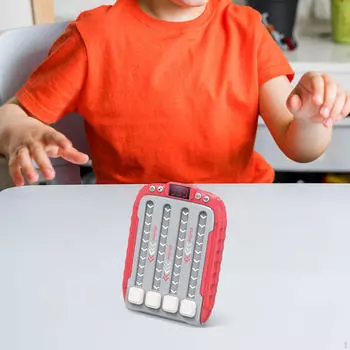 Интерактивная музыкальная игрушка для детей - развивает моторику и концентрацию внимания красный