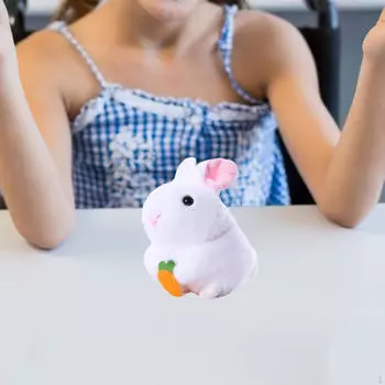 Интерактивная плюшевая игрушка с вращающимся хвостом, мультяшное животное для дома Bunny