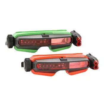 Интерактивная соревновательная игрушка-очки для двух игроков, интерактивные очки, имитация стрельбы со световыми и звуковыми эффектами One Size