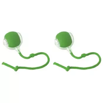 Интерактивные игрушки для кошек, мяч, игрушка для упражнений с веревкой, товары для животных (зеленый) .