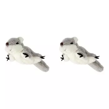 Интерактивные игрушки для кошек, перезаряжаемые, активируемые прикосновением, плюшевые игрушки (Белка-летяга)