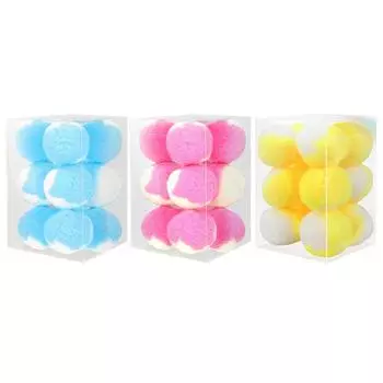 Интерактивные игрушки для кошек, разноцветный плюшевый мяч для маленьких собак, помпон для котят, игрушки для кошек, интерактивные игрушки для погони, товары для животных 12 шт./коробка diameter 4.5cm синий