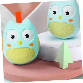 Интерактивные игрушки для собак Забавный неваляшка Игрушка для щенков Милая круглая игрушка в форме цыпленка Котенок Спортивные упражнения Тренировочные аксессуары Товары для животных синий