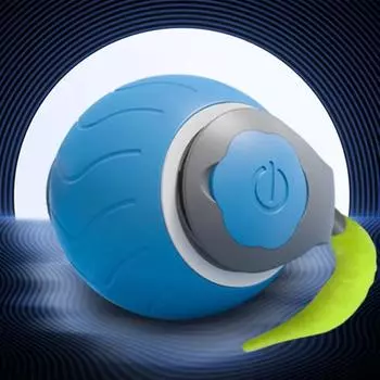 Интерактивные игрушки-шарики для кошек и собак, игрушки для самостоятельного развлечения, автоматический игрушечный шарик для котят, игрушка-тизер оранжевый