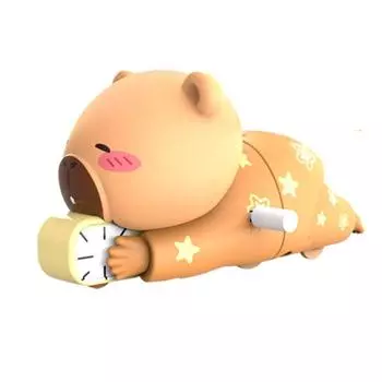 Интерактивные заводные игрушки-капибары, заводная модель для скалолазания, аниме-игрушка для малышей/малышей коричневый