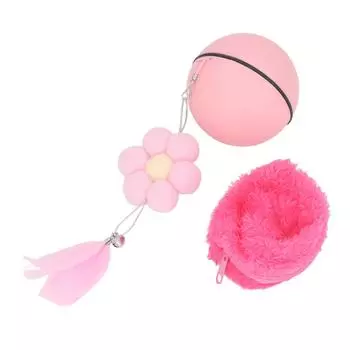 Интерактивный игрушечный мяч для кошек, запуск одним нажатием, шумоподавление, автоматический катящийся мяч для кошек для домашних животных