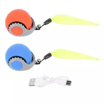 Интерактивный катящийся мяч для кошек, умный автоматический самокатящийся мяч для домашних животных, электрическая движущаяся игрушка-мяч для Orange