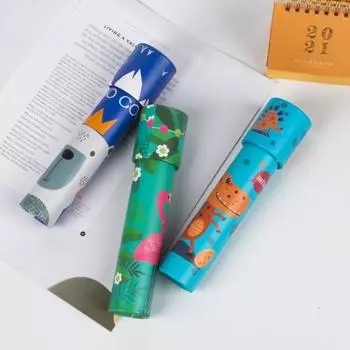 Интерактивный логический вращающийся калейдоскоп, волшебные классические развивающие игрушки для детей, креативные детские подарки с героями мультфильмов