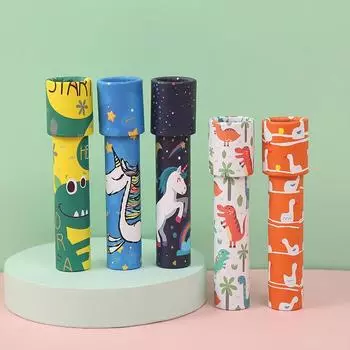 Интерактивный логический вращающийся калейдоскоп, волшебные классические развивающие игрушки для детей, творческие детские игрушки с героями мультфильмов