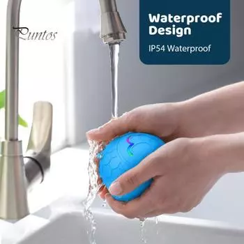 Интерактивный мяч для домашних животных, автоматический катящийся умный мяч, игрушка для собак, электрический прыгающий мяч со светодиодной подсветкой для маленьких/средних собак и кошек синий