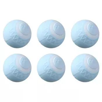 Интерактивный мяч для кошек Умные игрушки для кошек Автоматический катящийся мяч для кошек (синий)