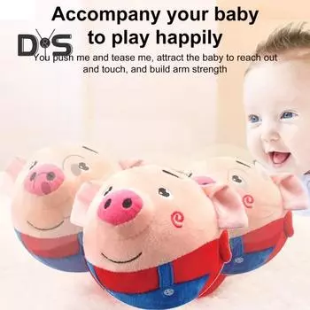 Интерактивный прыгающий мяч для собак, говорящая плюшевая игрушка в виде животного с дистанционным управлением, прыгающая, лающая, перезаряжаемая игрушка для развлечения домашних животных A