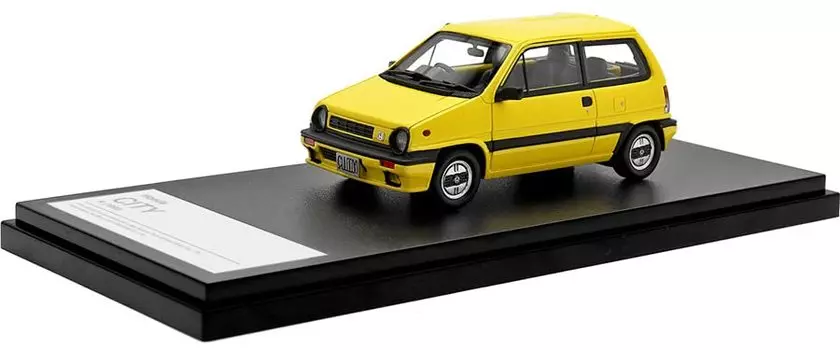 INTERALLIED Hi Story Honda CITY R Желтый Чайка Готовое изделие 1/43 (1985)