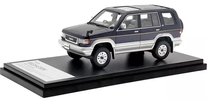 INTERALLIED Hi Story Isuzu Big Horn Customized Bronze Blue Silver Metallic Готовый продукт 1/43 (1993) Слюда/Свет