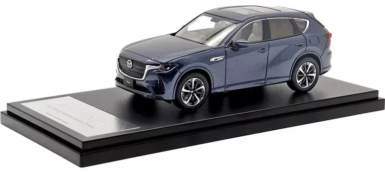 INTERALLIED Hi Story Mazda Premium Modern Deep Crystal Blue Mica Finished Product 1/43 CX-60 XD-HYBRID (2022)