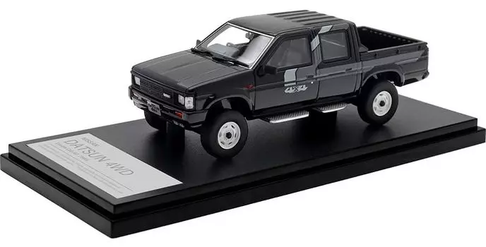 INTERALLIED Hi Story Nissan Datsun 4WD Double Cab AD черный готовый продукт 1/43 (1985)