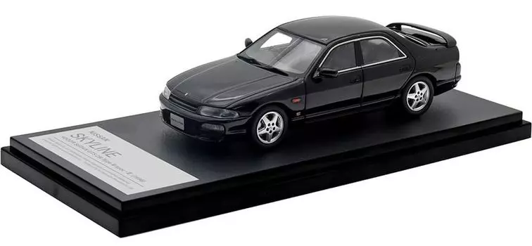 INTERALLIED Hi Story Nissan Skyline 4-дверный седан GTS25t Type M spec II Черный Готовый продукт HS477BK 1/43 (1996)