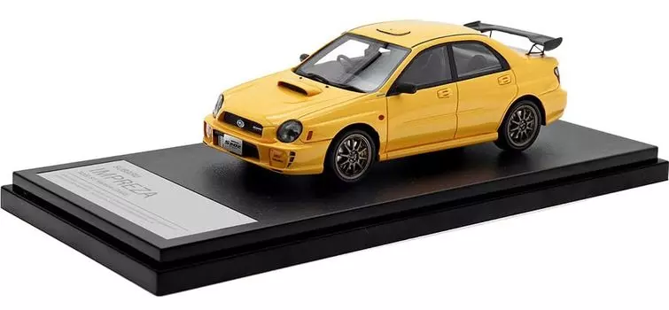 INTERALLIED Hi Story Subaru Impreza S202 STi Version Astral Yellow Готовый продукт 1/43 (2002)