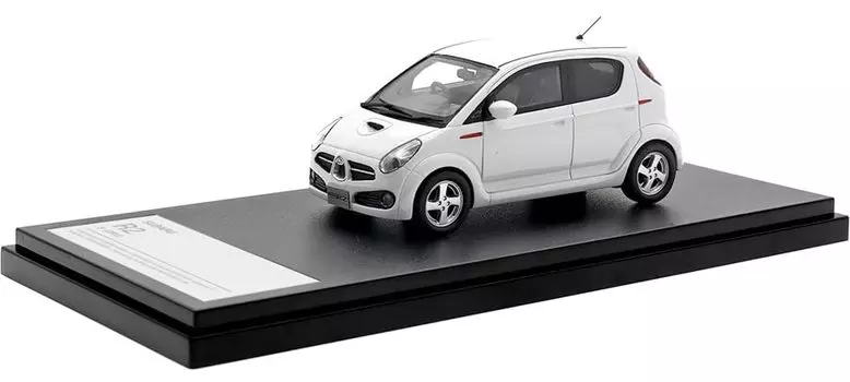 INTERALLIED Hi Story Subaru R2 S Шелковисто-белый жемчуг Готовый продукт 1/43 (2003)