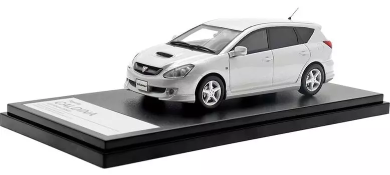 INTERALLIED Hi Story Toyota Caldina Silver Mica Metallic Готовый продукт 1/43 GT-FOUR (2002)