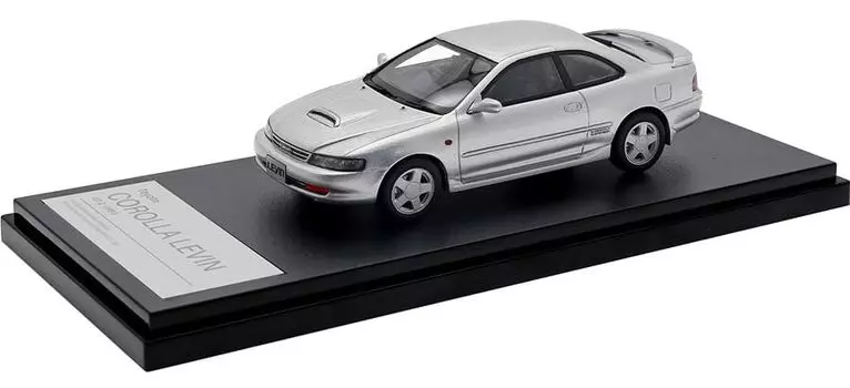 INTERALLIED Hi Story Toyota COROLLA LEVIN Silver Mica Metallic Готовый продукт 1/43 GT-Z (1991)