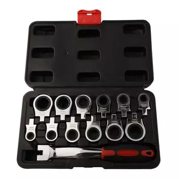 Interchangeable Head Wrench Ratchet Wrench Tool Ratcheting Combination Wrench