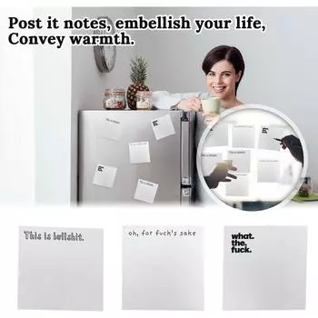 Интересные и липкие заметки, очень весело пользоваться! One Size