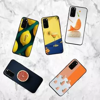 Интересный чехол для телефона с изображением еды для Samsung Galaxy S7 Edge Plus S9 S20Plus S20ULTRA S10lite S225G S10 samsungS22plus5G