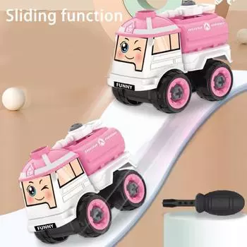 Интересный Легко собрать Интеллектуальное развитие Пластиковый Моделирование Модель экскаватора Детская игрушка Разборка