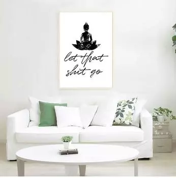 Интересный логотип для ванной комнаты с принтом на холсте, напоминающим фрески мужского искусства. 21cm30cm NoFrame