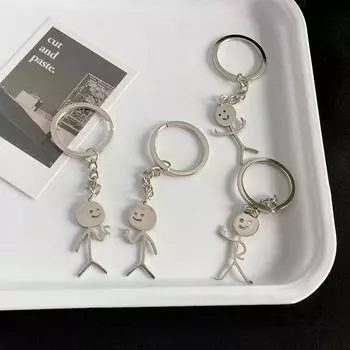 Интересный матч, люди, чем сердце, средний палец, пара, брелок Ins, личность, милая, забавная, студенческая сумка, кулон B