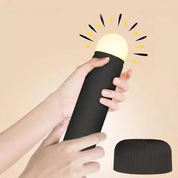 Интересный ручной ночник Креативный светодиодный светильник для сна Оригинальный дизайн Уникальный метод переключения Имеет основание для размещения на столе