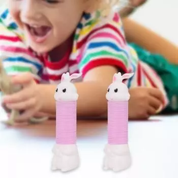 Interesting DIY Pipe Fidget Toys Stretch Tube Toy Kid Easter Sensory Gift