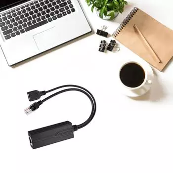 Интерфейсы USB 48 В до 5 В Изолированный POE-сплиттер POE-разделитель для низковольтных устройств с защитой от перегрузки по току