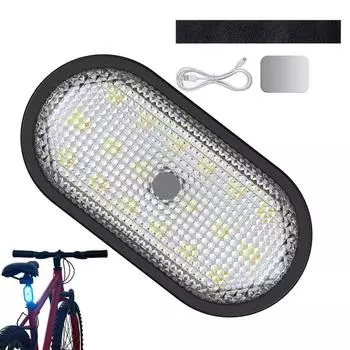 Interior Car Lights USB Rechargeable Trunk Cargo Area Light With 6 Colors Cycling Tail Lights Car Interior LED Night Light For GERMANY