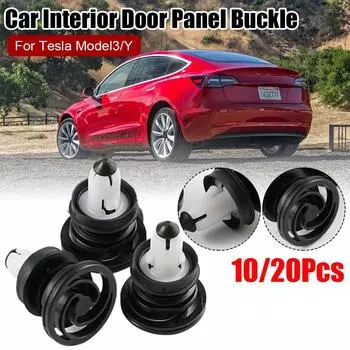 Interior Door Panel Buckle For Tesla Model Y 3 Interior Panel Clip Car Front Rear Door Trim Buckle Retainers For Tesla Mode K8I6