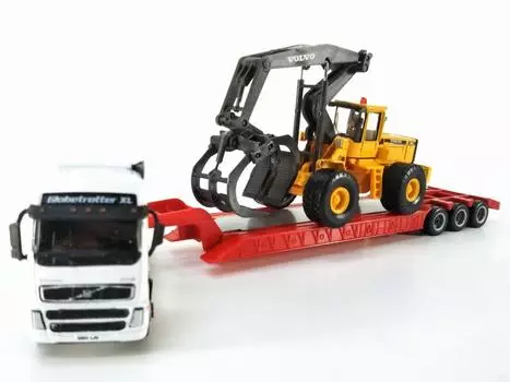 International Trade Tractor Floor FH12 Construction Vehicle Loading Vehicle Timber Wheel Loader L180C Mini Car HONGWELL_Cararama/HONGWELL_Cararama