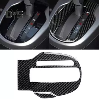 Интернет-автомобильные аксессуары из углеродного волокна, панель переключения передач, накладка, наклейки для автомобиля Honda FIT JAZZ 2014-2018, правый привод