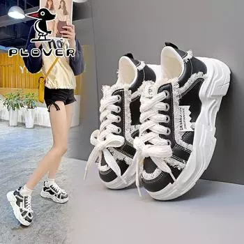 Internet celebrity dad shoes women super fire 2024 autumn new thick sole heightening versatile light running casual sports shoes 35