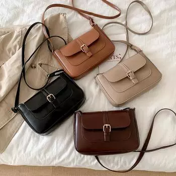 Интернет знаменитость маленькая сумка через плечо женская 2024 новая модная корейская версия простая текстура иностранная газовая сумка модная подмышечная сумка маленькая квадратная сумка хаки