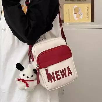 Internet Celebrity Small Cloth Bag Women s Bag 2024 Summer New Trendy Korean Series All-Match Messenger Bag Ins Girl Fashion Small Bag YT Brown NEWA No pendant